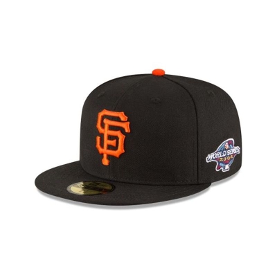 San Francisco Giants Gorra | New Era MLB 2002 World Series Participation Wool 59fifty Fitted Cap Mexico - Negros
